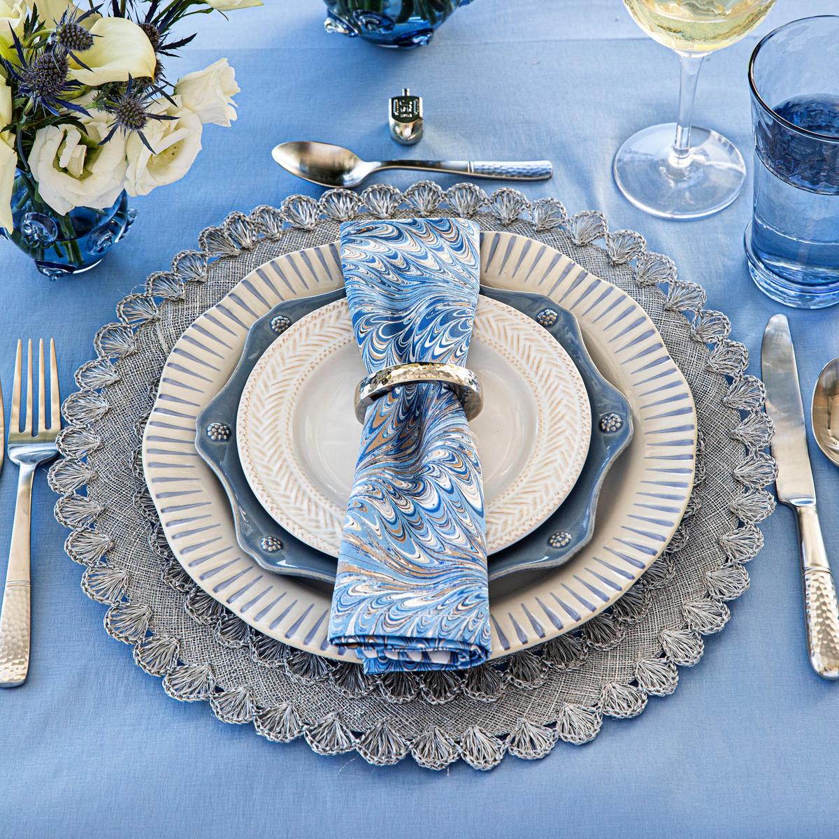 Sitio Stripe Salad Plate