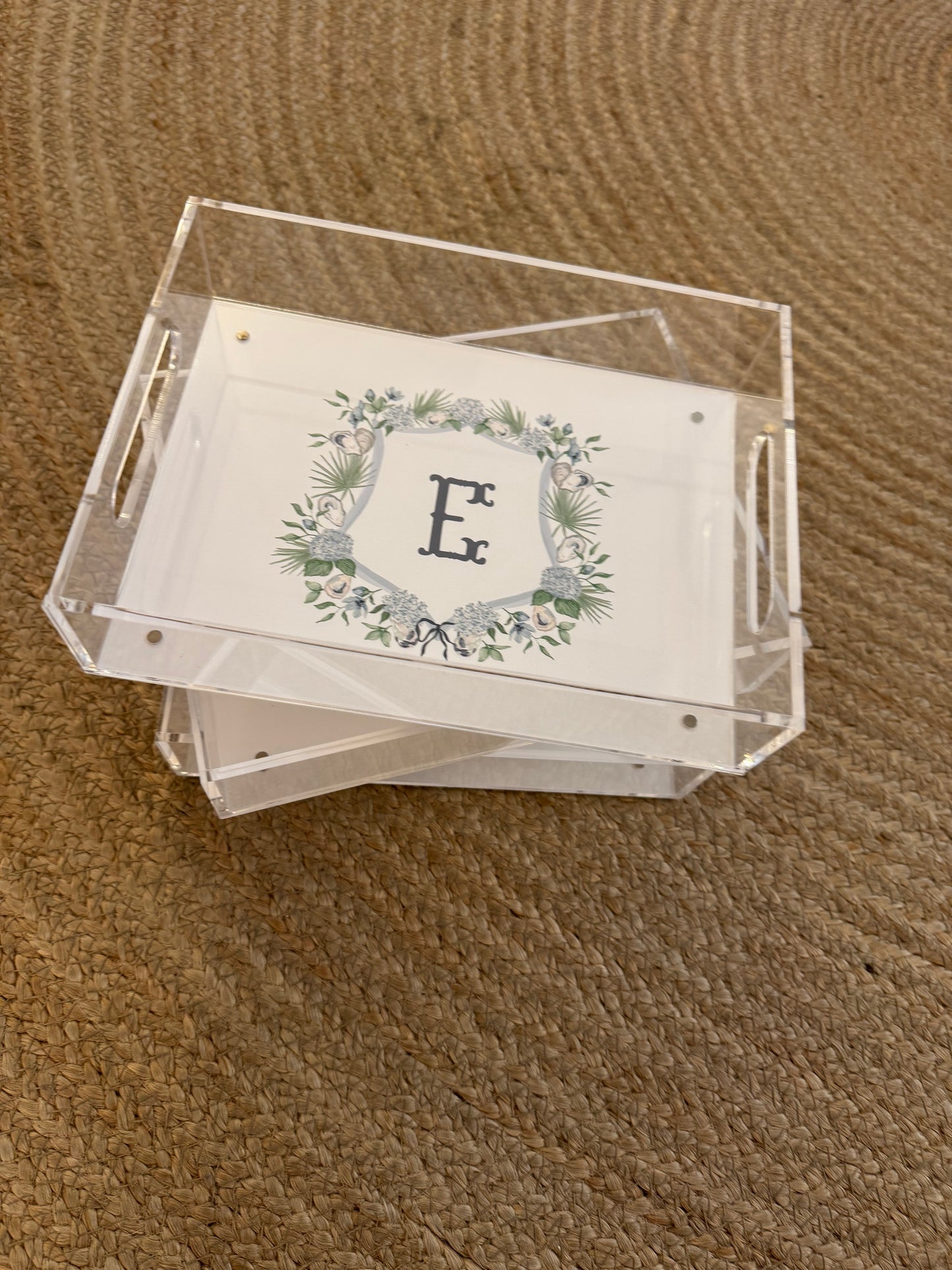Lowcountry Crest Acrylic Tray
