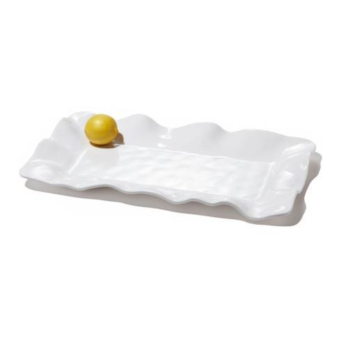 Havana Long Rectangular Tray (White)
