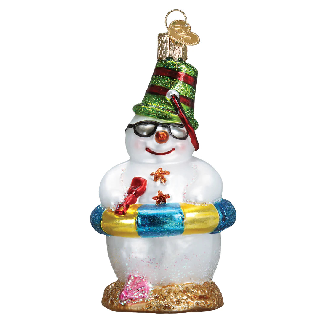 Snowman on the Beach