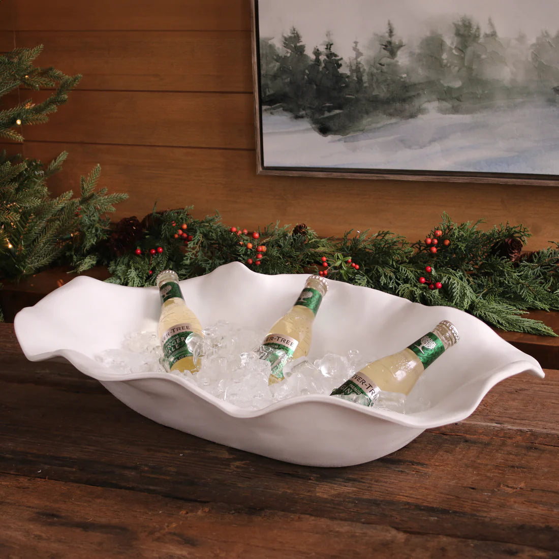 Vida Nube Extra Large Oval Centerpiece