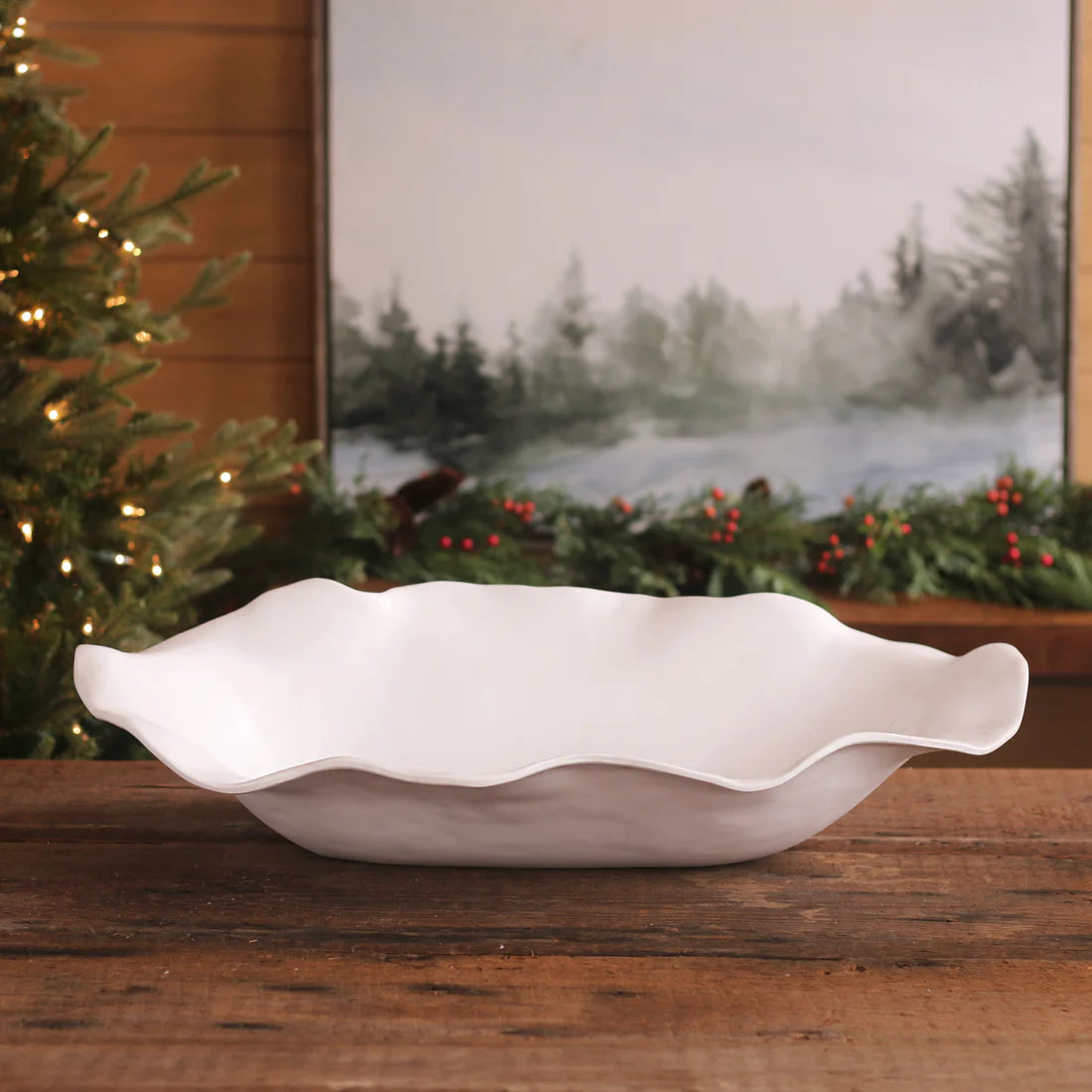 Vida Nube Extra Large Oval Centerpiece