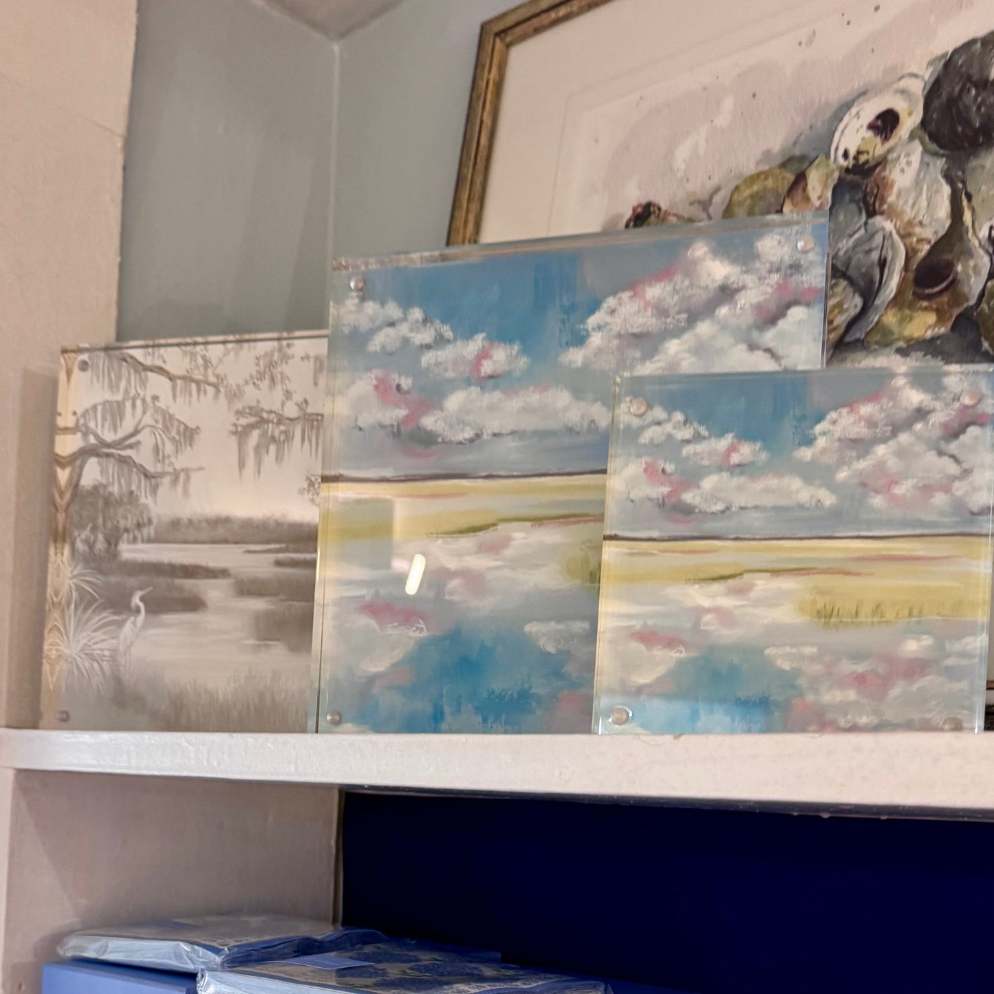 "Spring Marsh" Acrylic Art Block