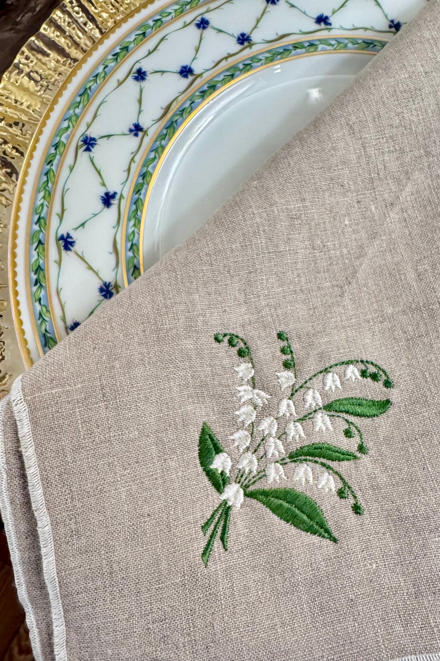 Lily of the Valley Dinner Napkins