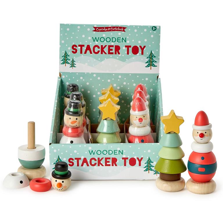 Holiday Wooden Stacking Toy