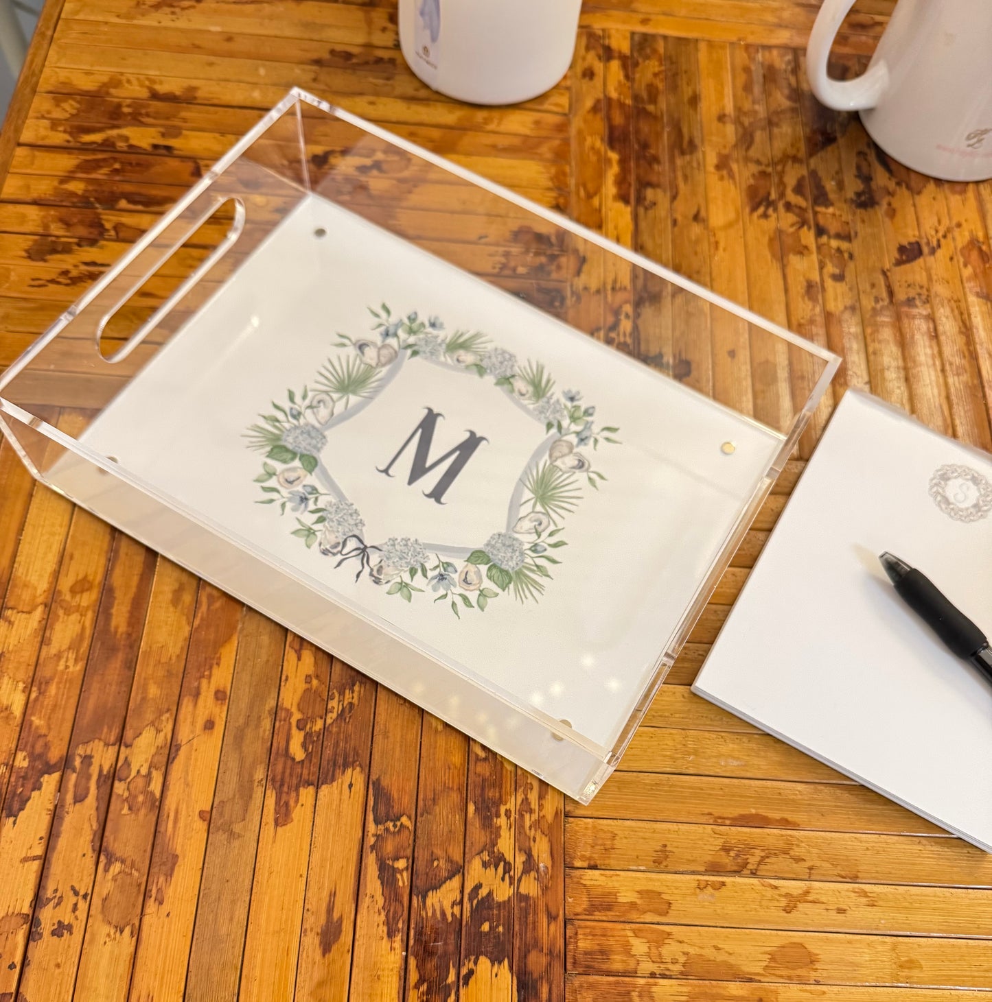 Lowcountry Crest Acrylic Tray
