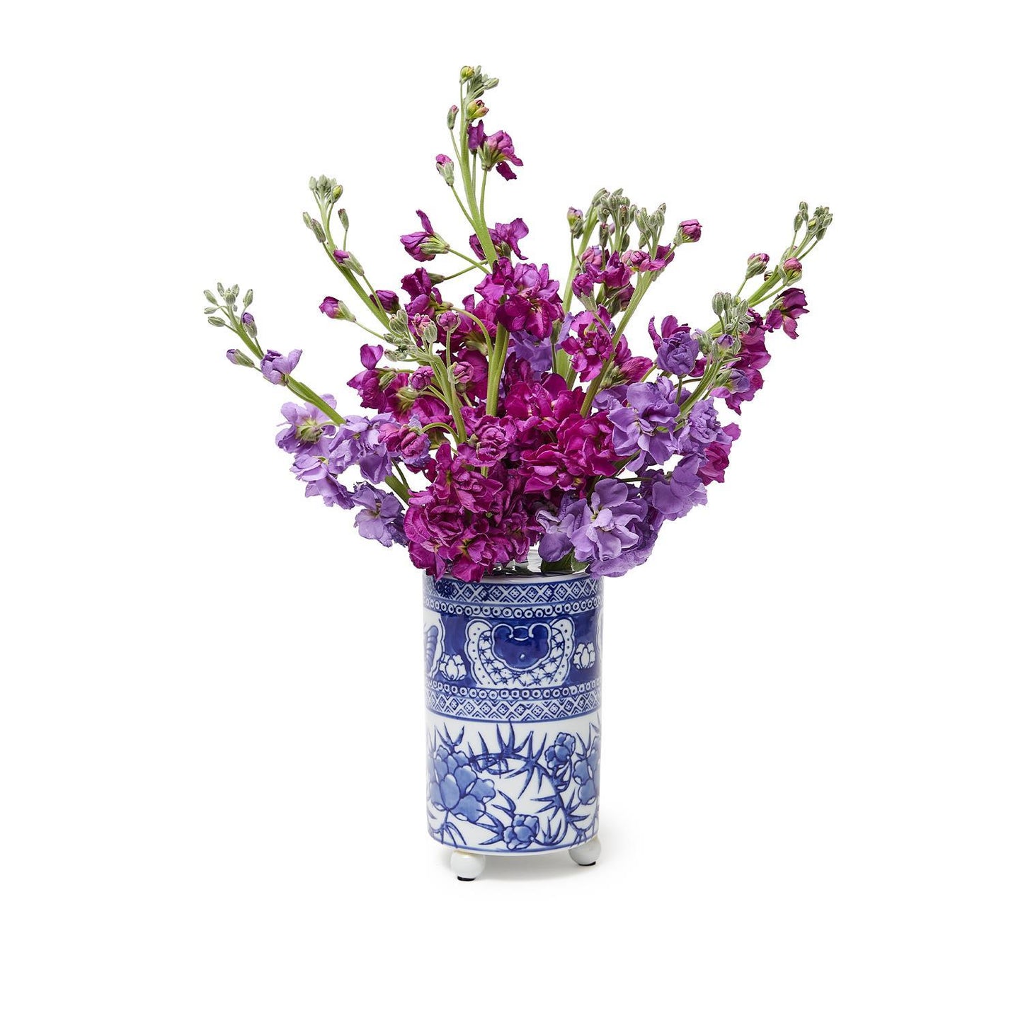 Blue & White Floral Arranger