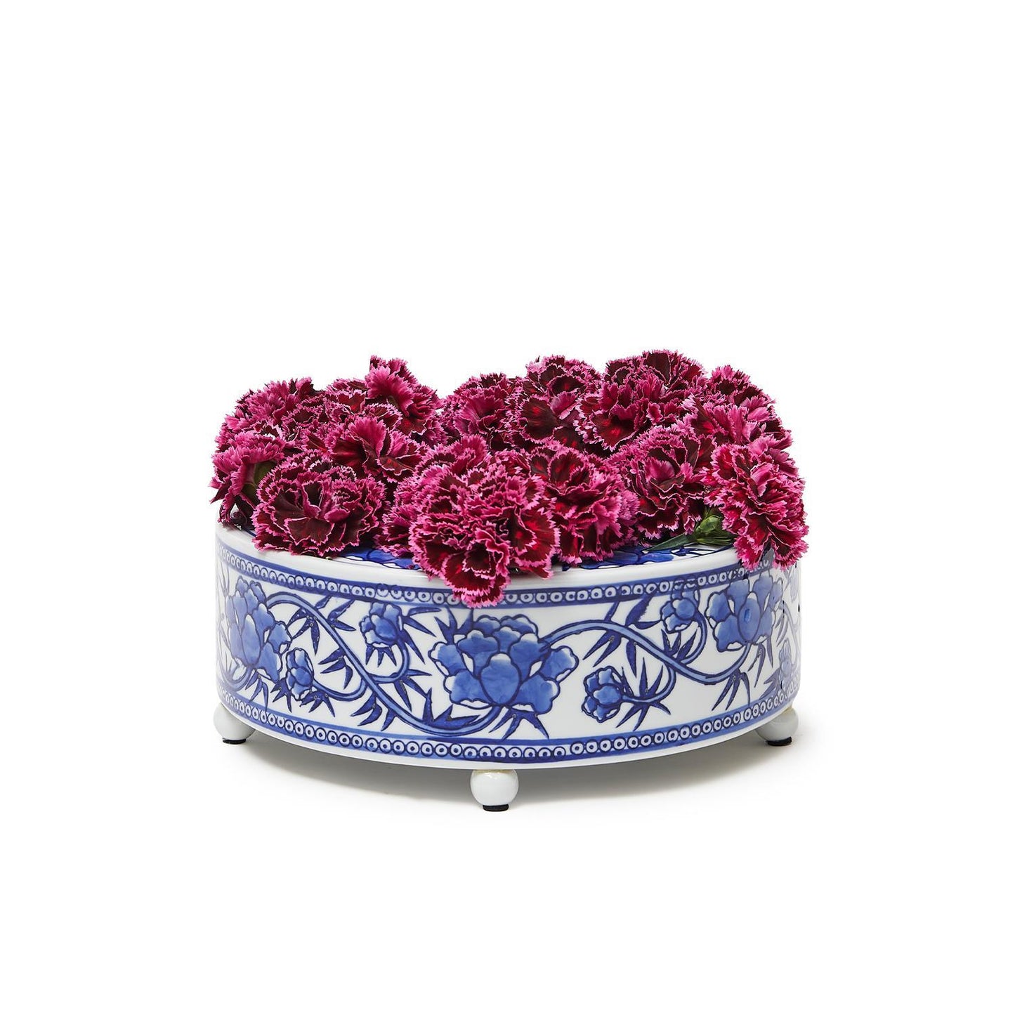 Blue & White Floral Arranger