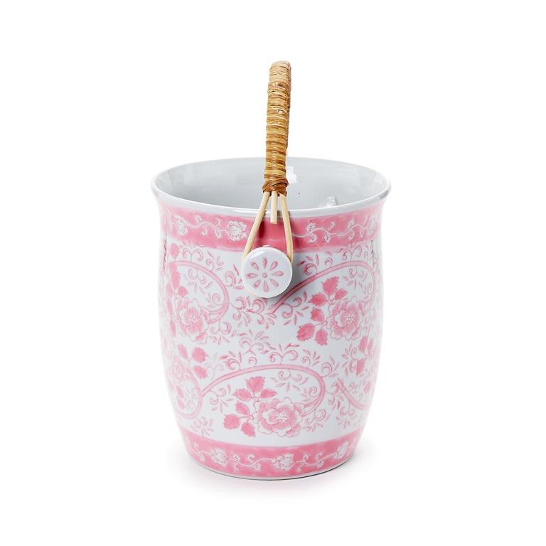 Pink Chinoiserie Cooler Bucket