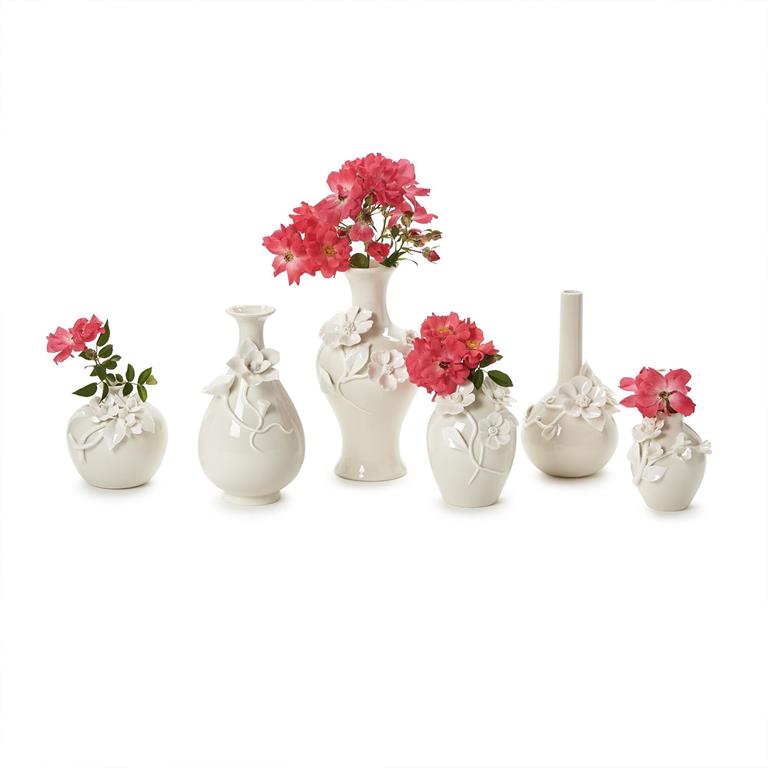 Sculpted Mini Floral Vase