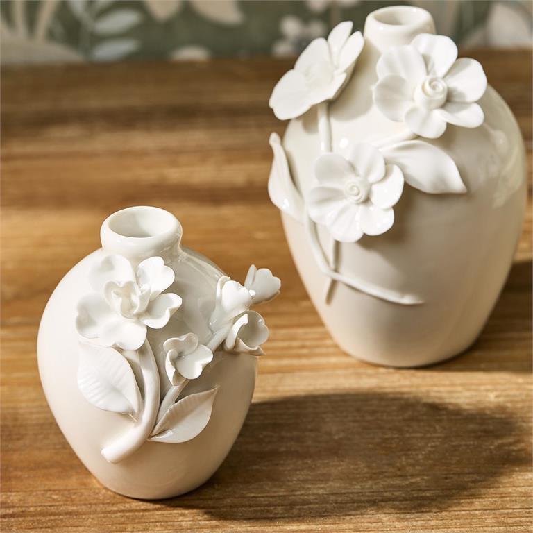 Sculpted Mini Floral Vase