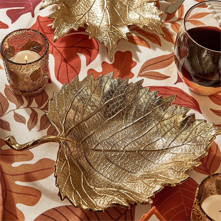 Golden Leaf Tray