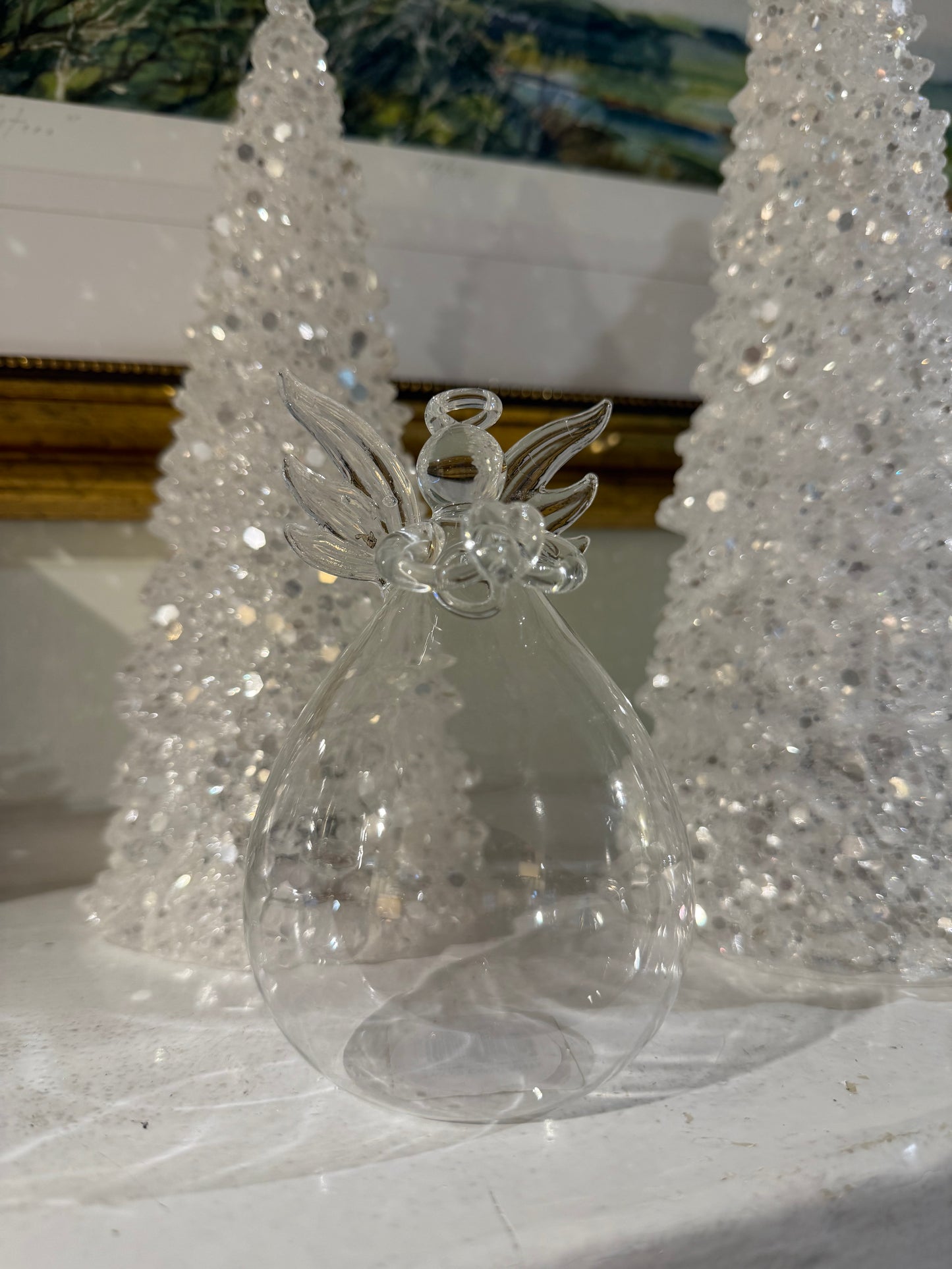 Angel Glass Bud Vase