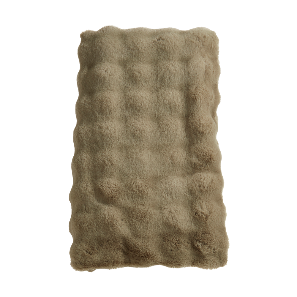 Bubble Faux Fur Throw