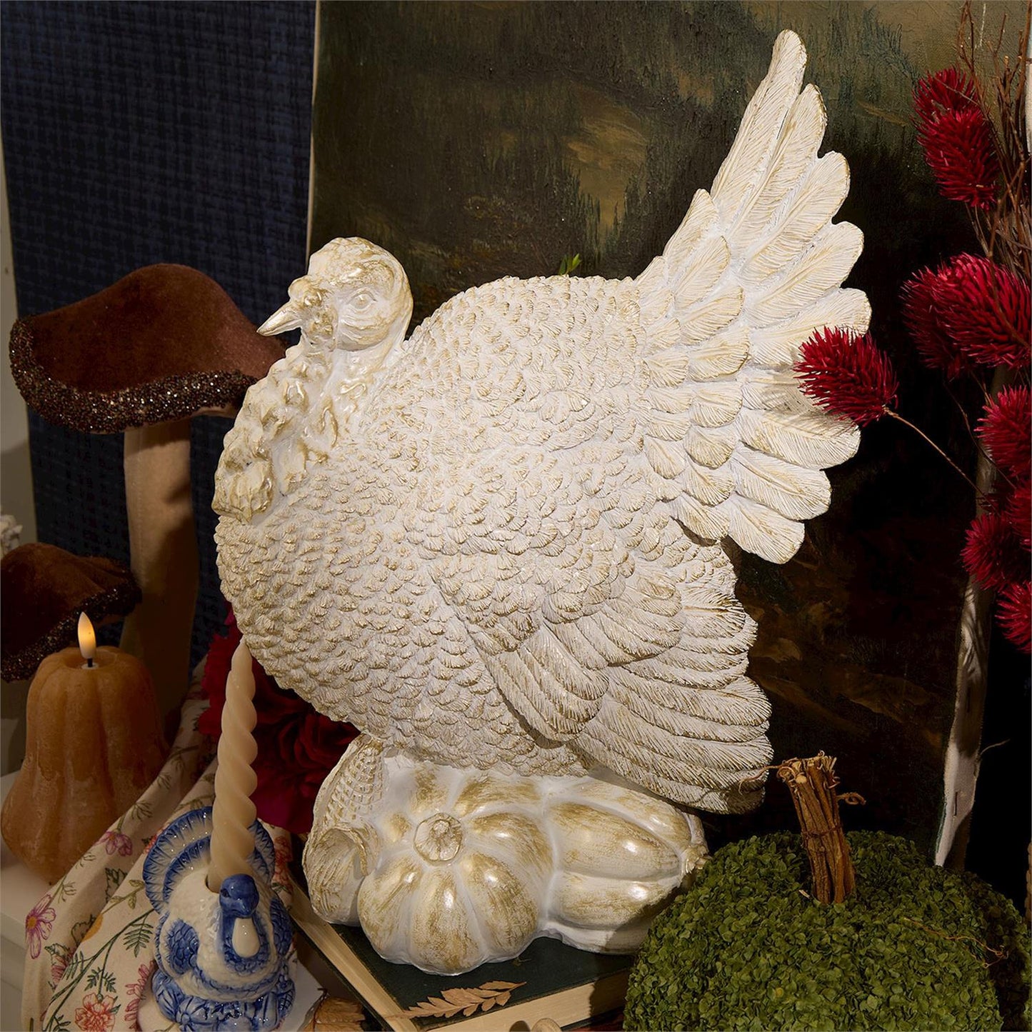 Golden Turkey Centerpiece