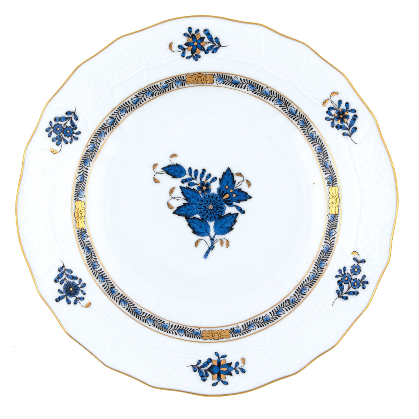 Chinese Bouquet Dessert Plate