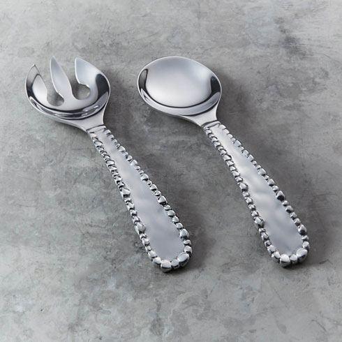 Organic Pearl Small Salad Servers