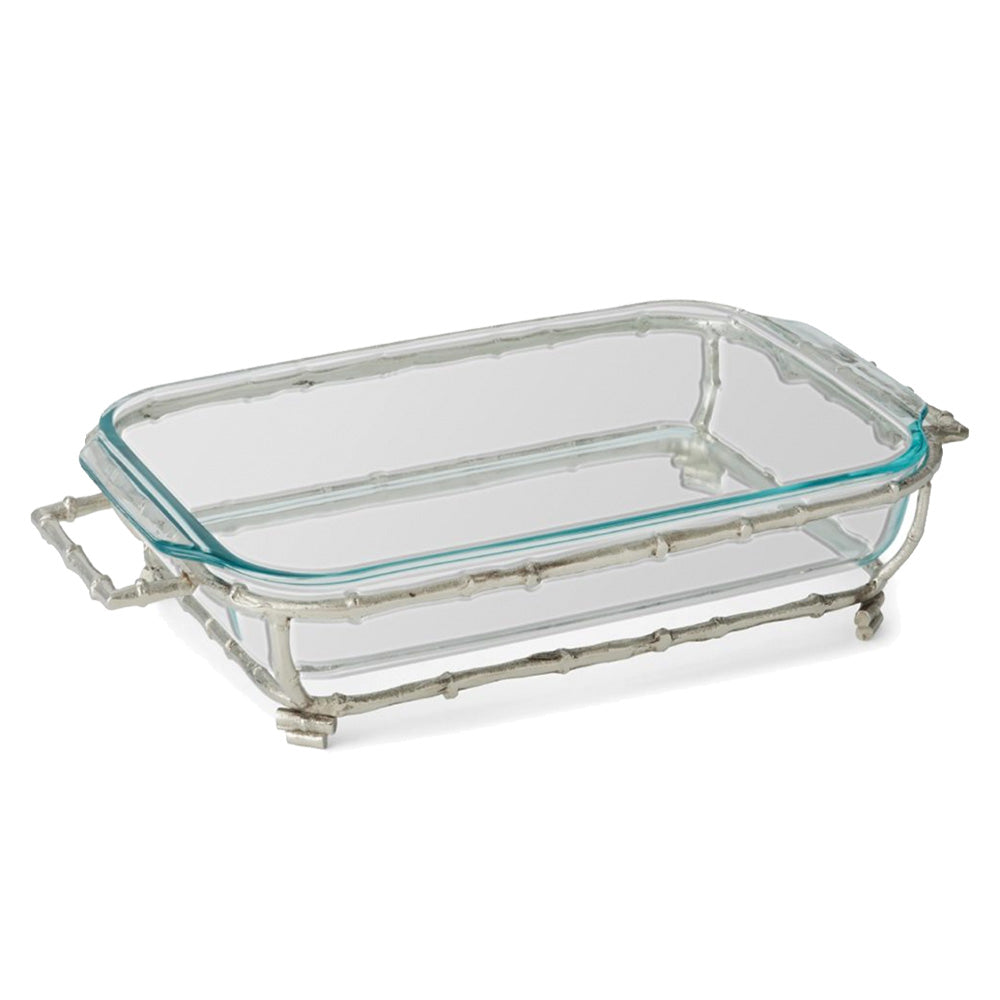 Nickel Bamboo Casserole Holder