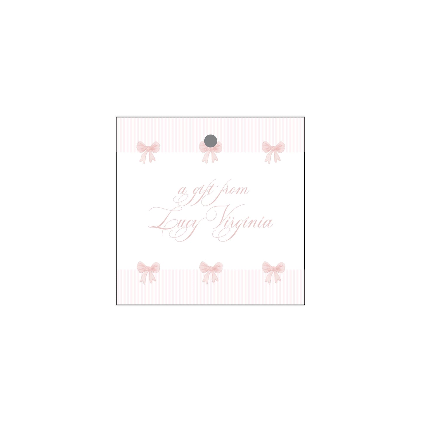 Bow Frame Tag