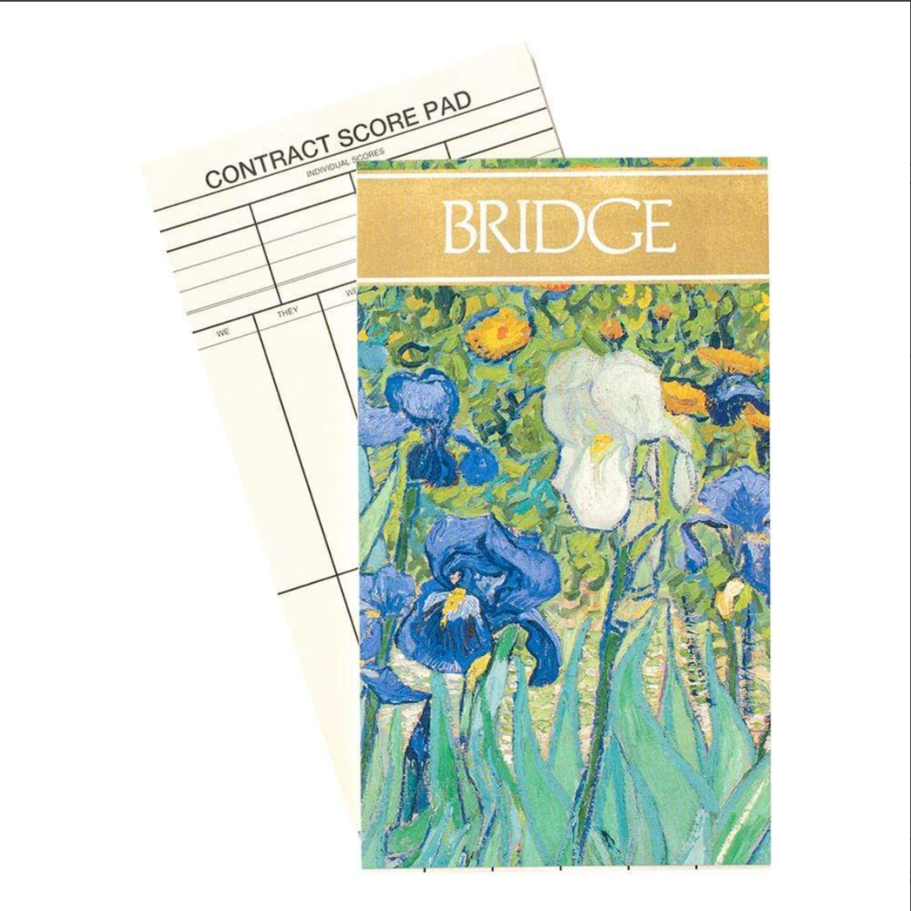 Bridge Score Pad - Van Gogh Irises