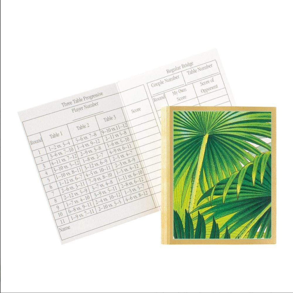 Bridge Tallies - Palm Fronds