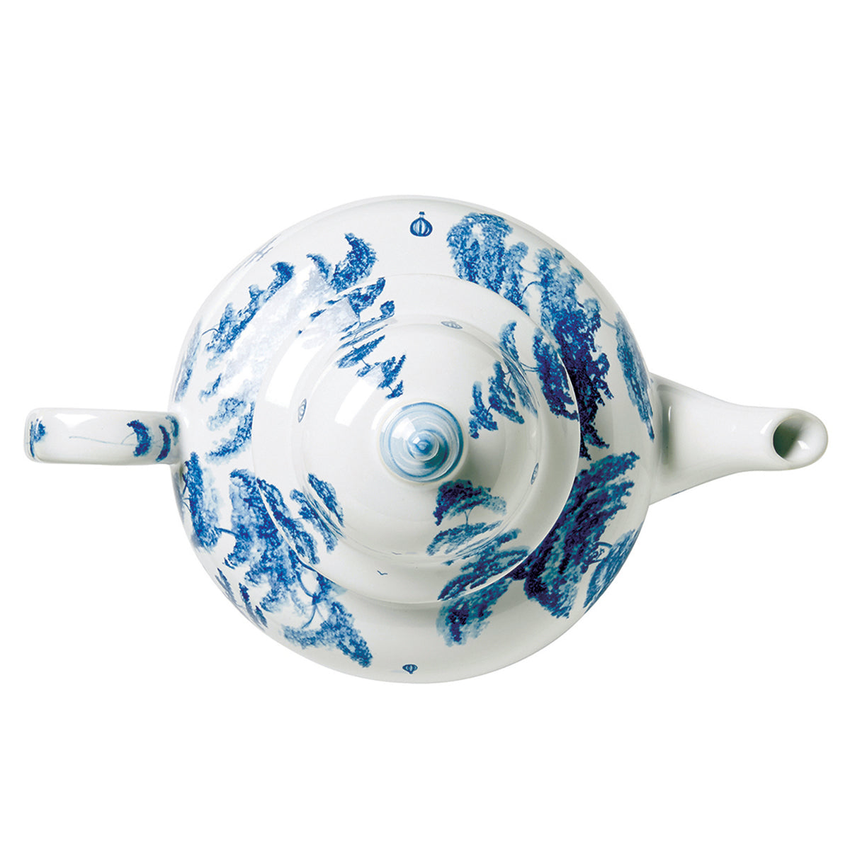 Country Estate Teapot - Delft Blue