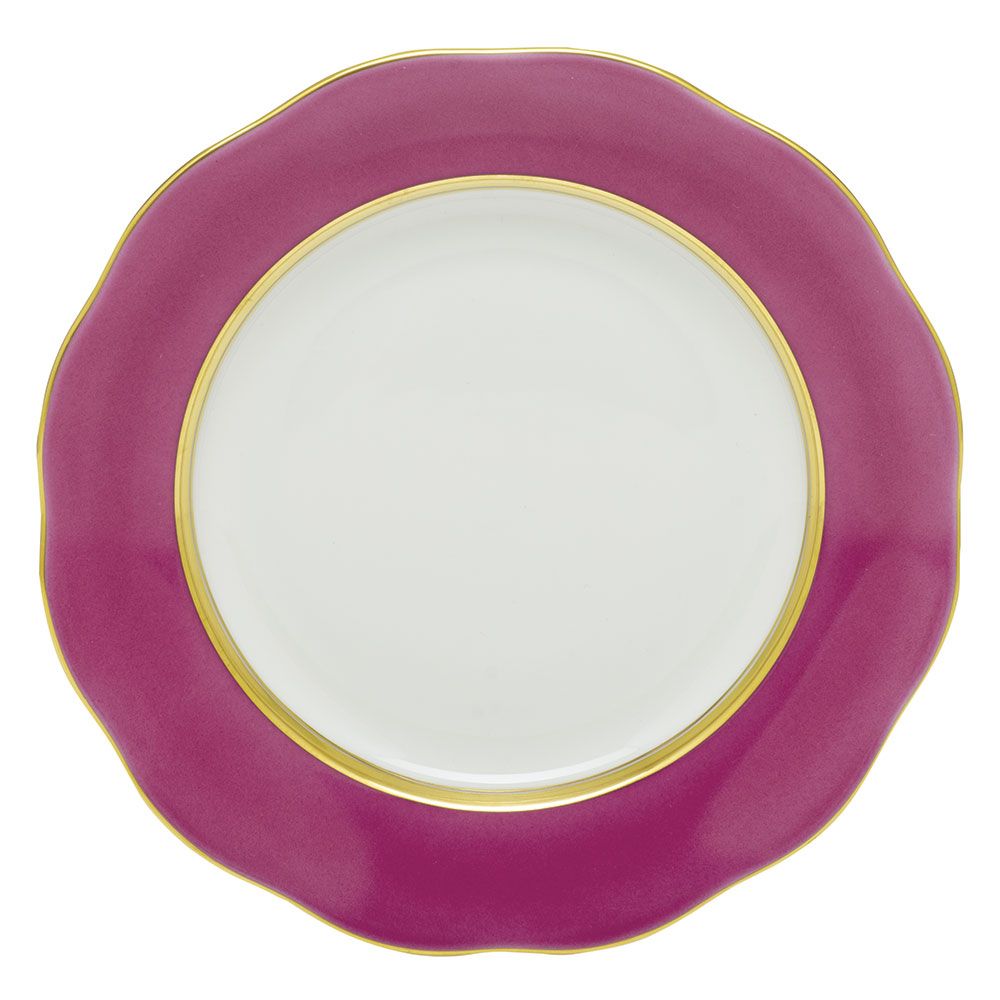 Silk Ribbon Dessert Plate