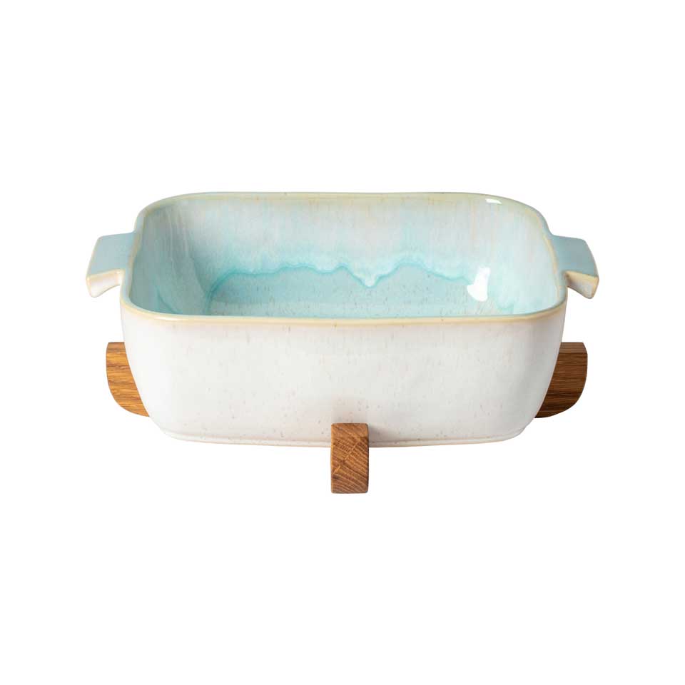 Eivissa Square Baker w/ Wood Trivet