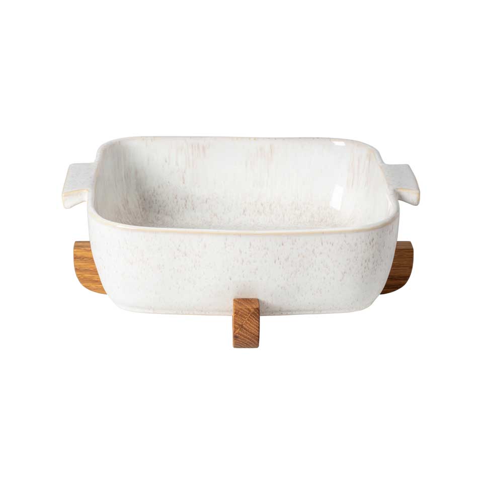 Eivissa Square Baker w/ Wood Trivet