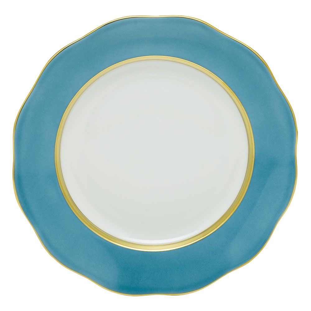 Silk Ribbon Dessert Plate