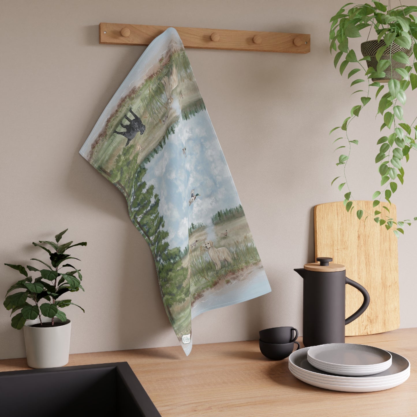 Woodland Friends Tea Towel