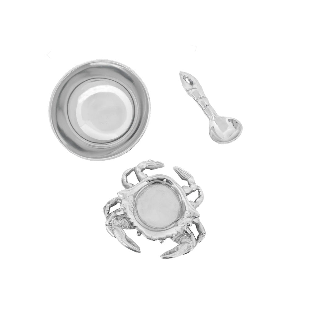 Crab 3-Piece Condiment Set