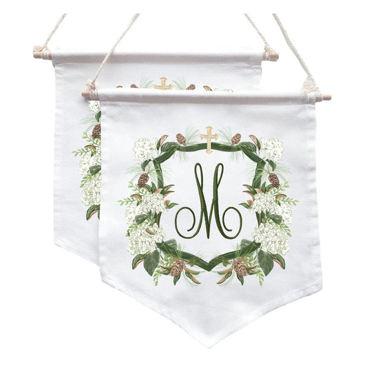 Wedding Banner Watercolor Crest