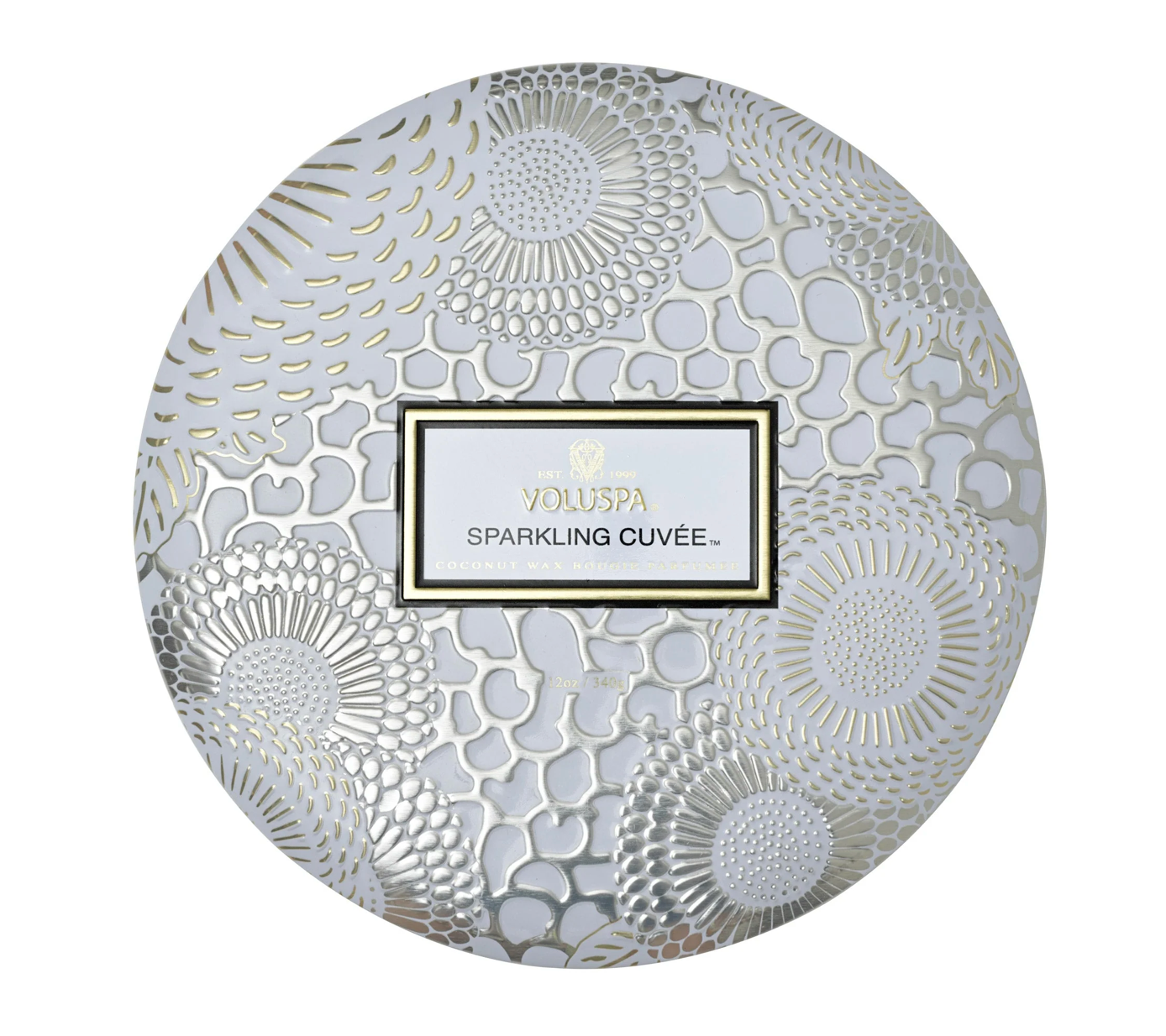 Sparkling Cuvee 3 Wick Tin Candle