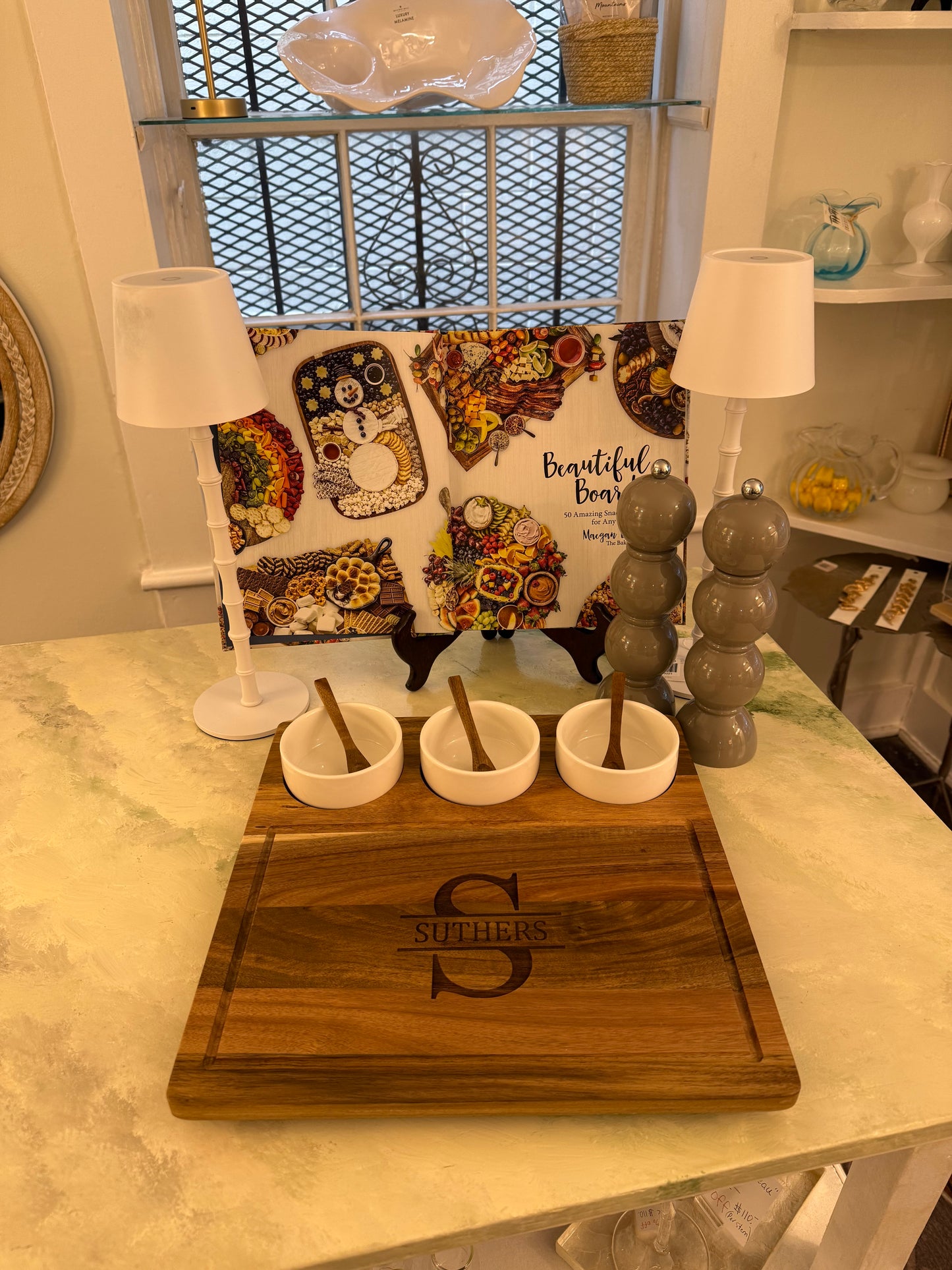 Acacia Three Bowl/Board Set