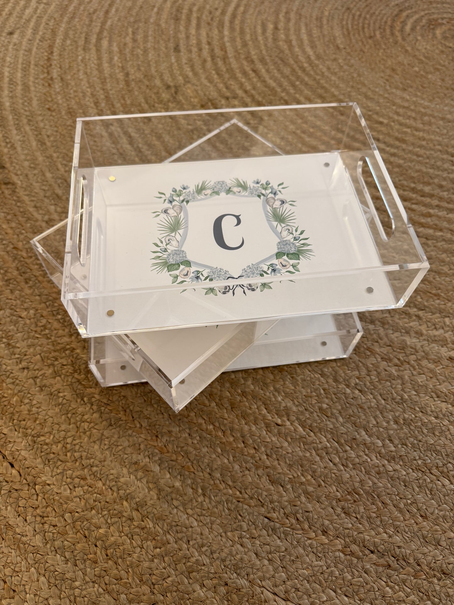 Lowcountry Crest Acrylic Tray
