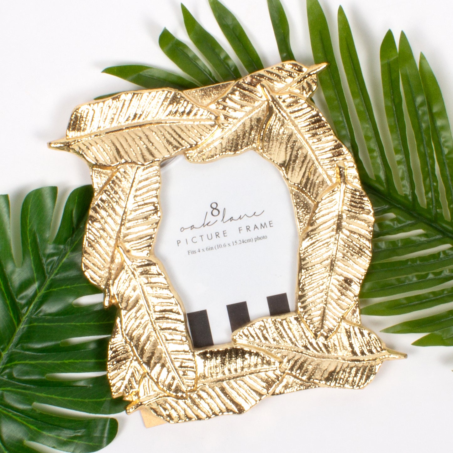 Gold Banana Leaf 4x6 Photo Frame