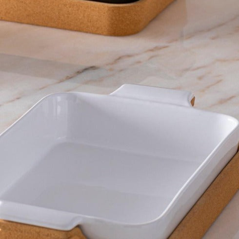 Ensemble Rectangle Baker w/ Cork Tray 16"