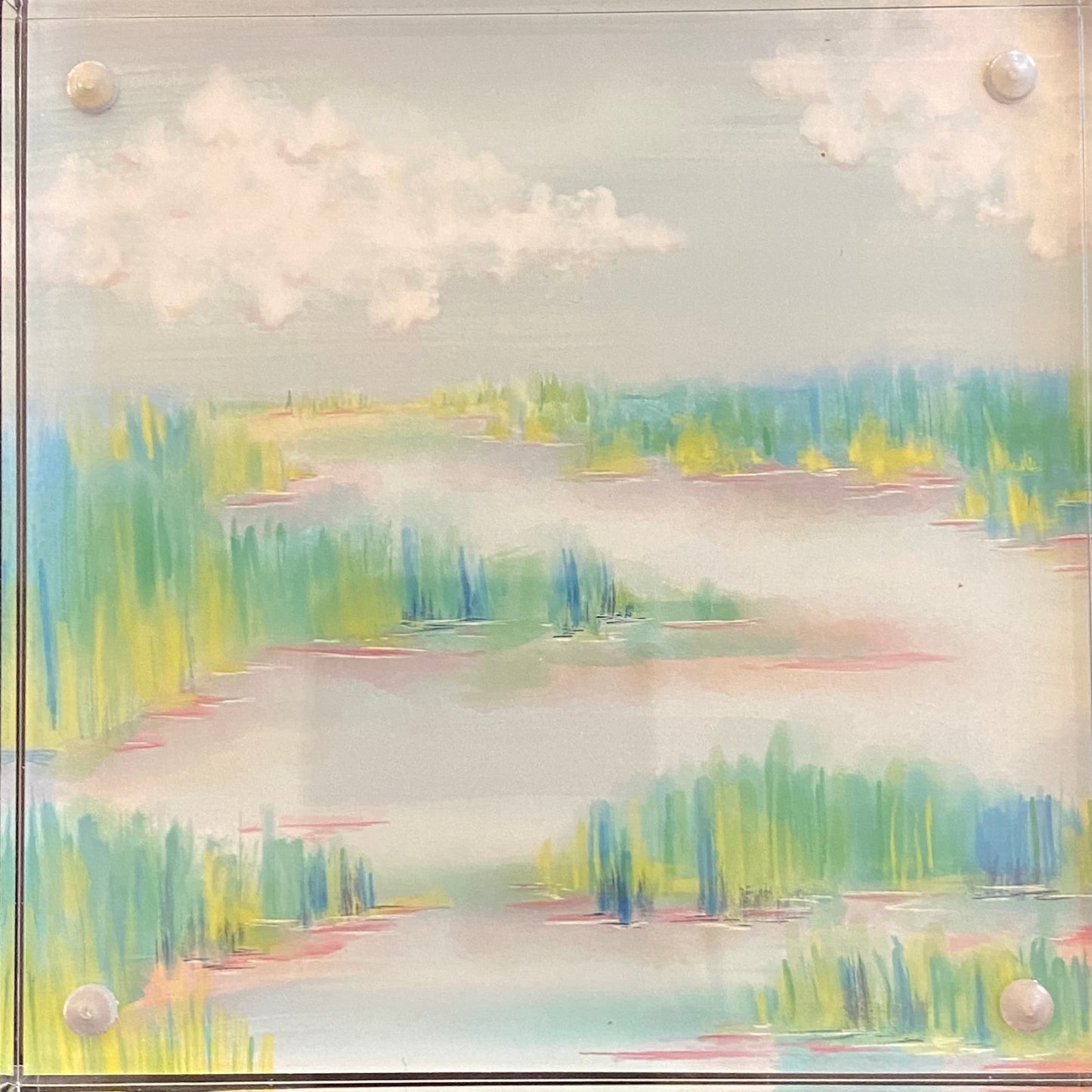 "Summer Marsh" Acrylic Art Block