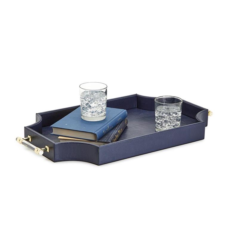 Regency Navy Rectangle Tray