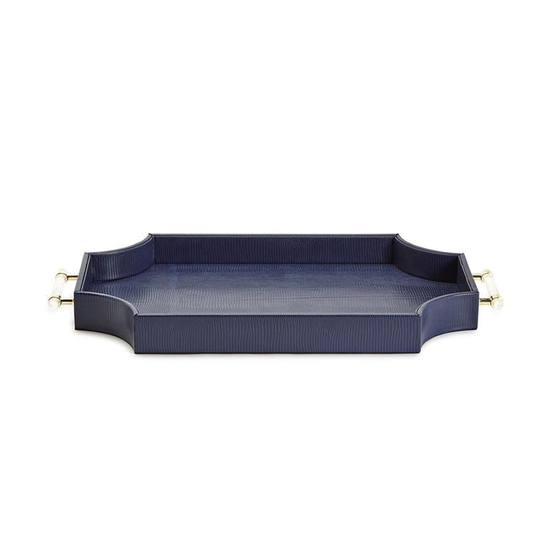 Regency Navy Rectangle Tray