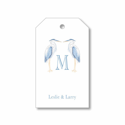 Gift Tag - Blue Heron