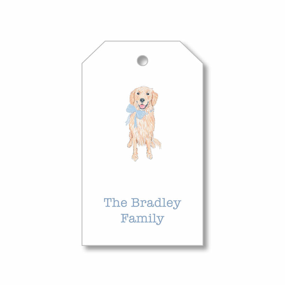 Gift Tag - Golden Retriever