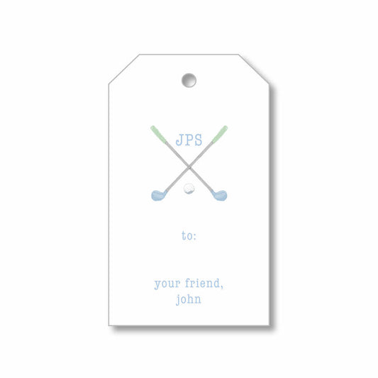 Gift Tag - Golf Clubs