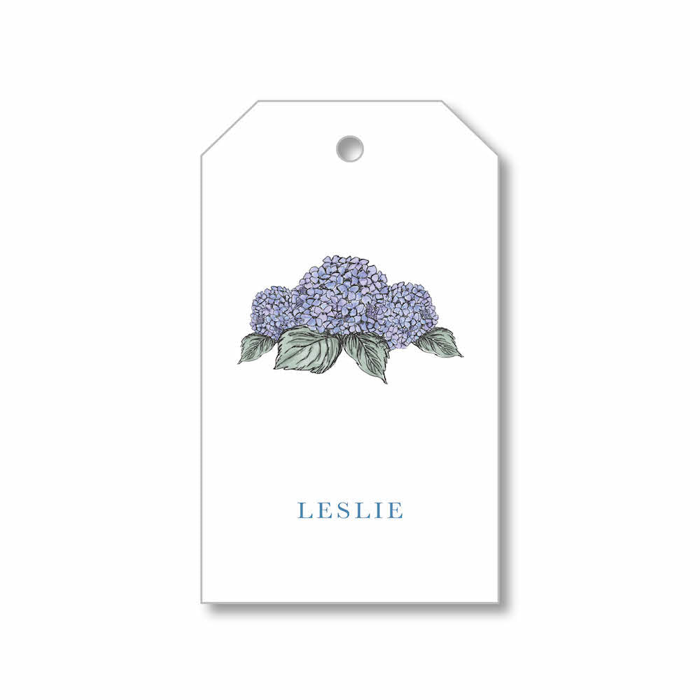 Gift Tag - Hydrangea
