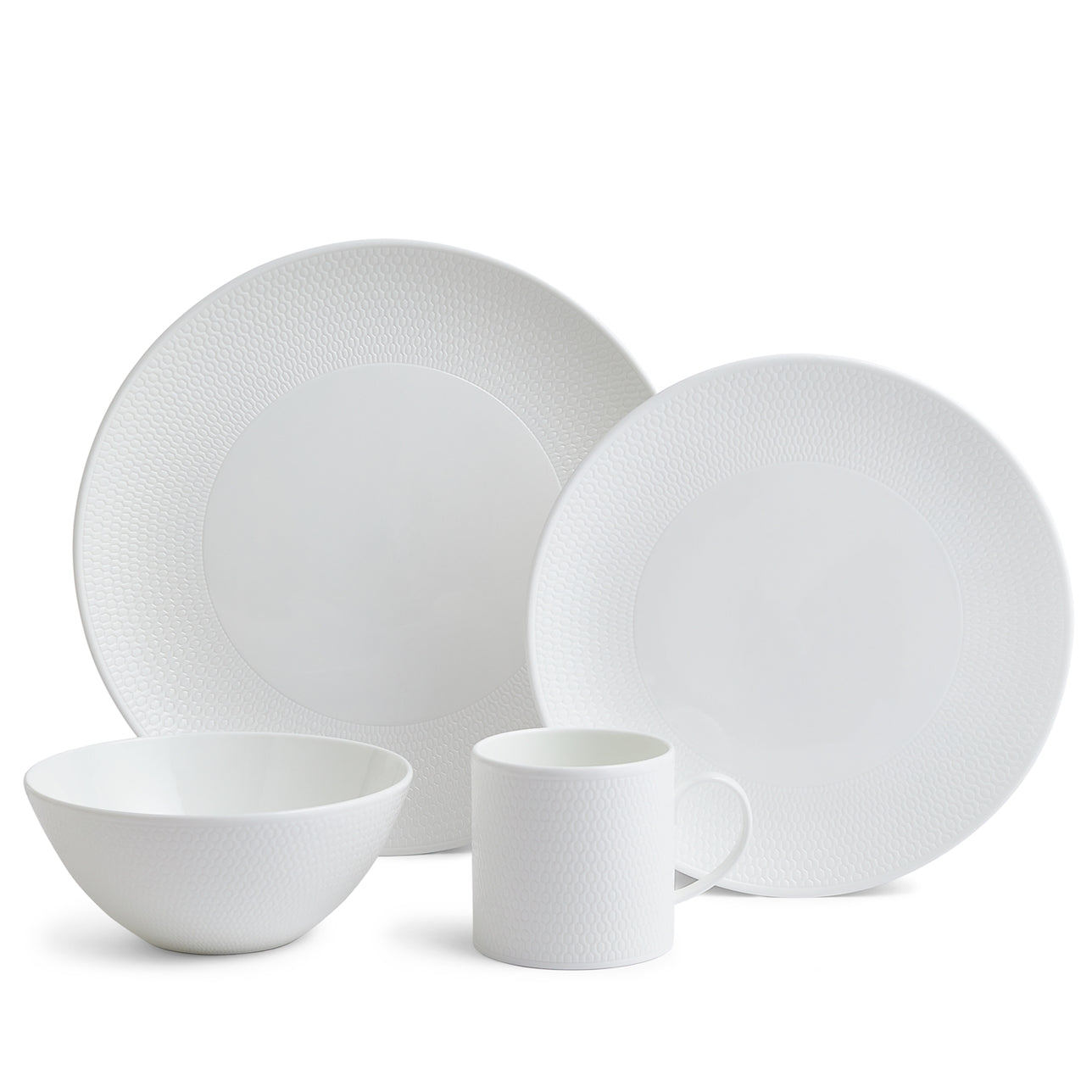 Gio Salad Plate~White