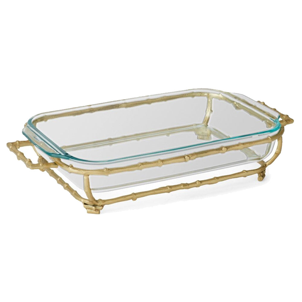 Gold Bamboo Casserole Holder