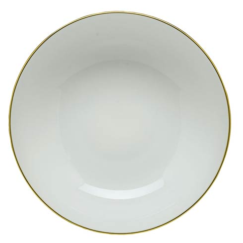 Golden Edge Serving Bowl