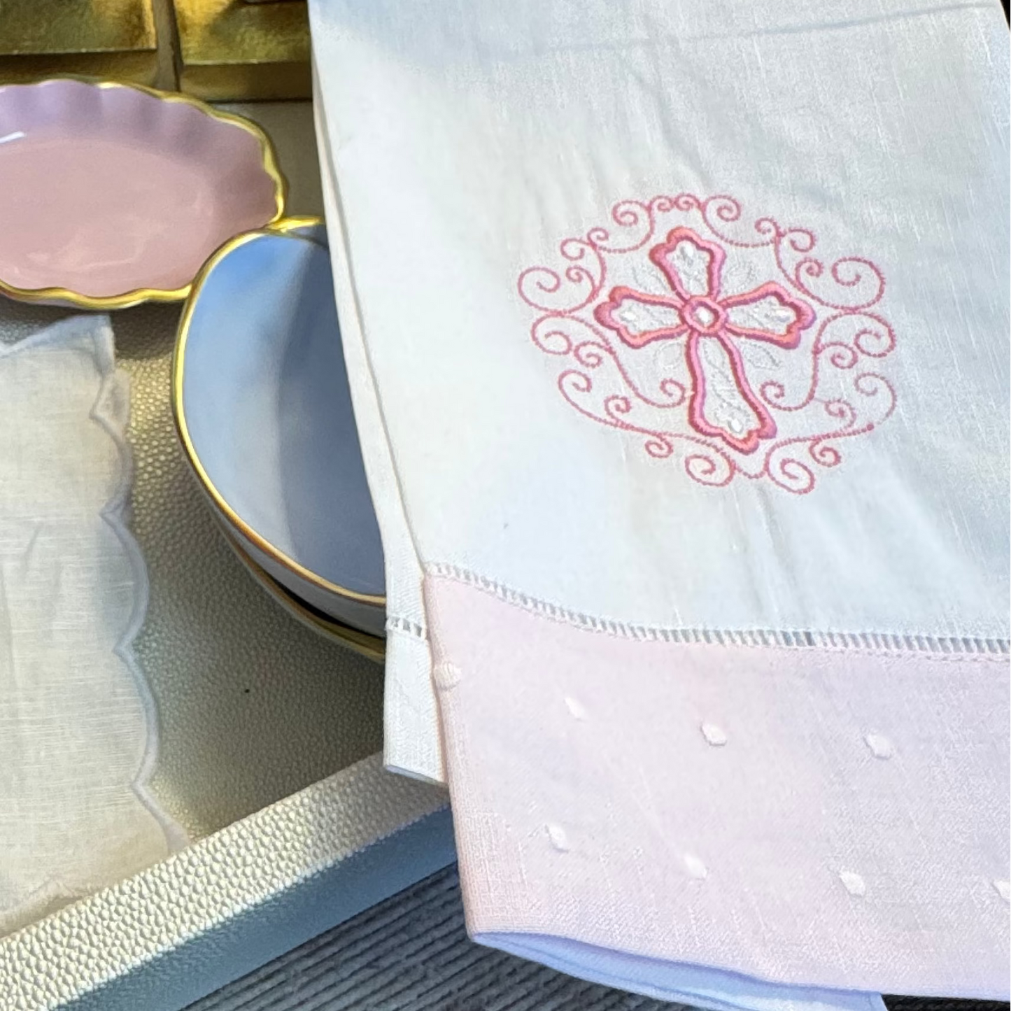 Cross Tea Towel