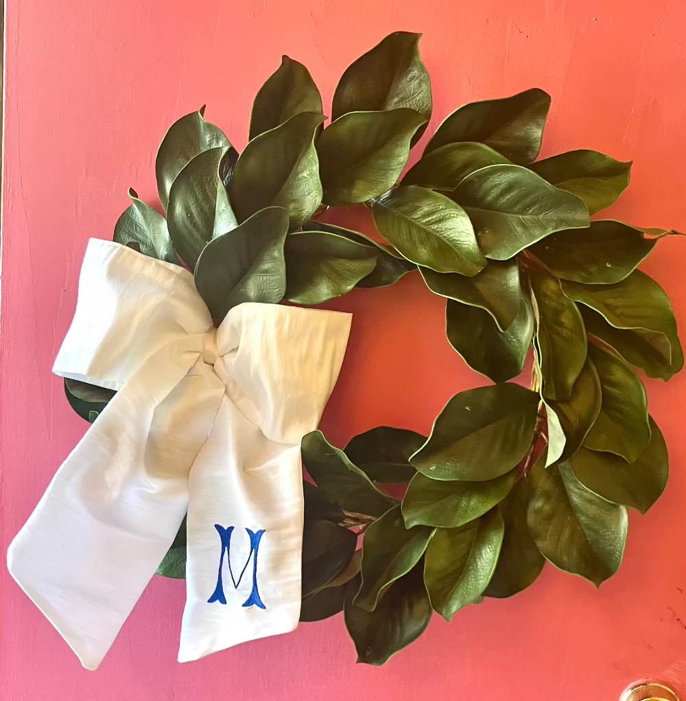 Silk Wreath Sash